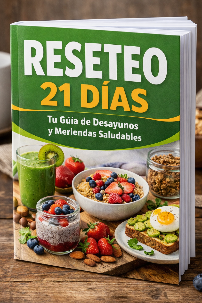 RESETEO 21 DÍAS: Tu Guía de Desayunos y Meriendas Saludables